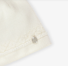 Load image into Gallery viewer, PAZ RODRIGUEZ Ivory Knitted Merino Wool Baby Hat
