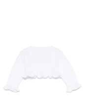 Load image into Gallery viewer, PAZ RODRIGUEZ WHITE COTTON CARDIGAN
