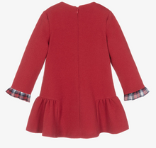 Load image into Gallery viewer, PAZ RODRIGUEZ Girls Red Cotton Jersey Dress
