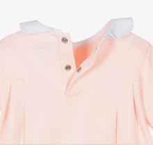 Load image into Gallery viewer, KARL LAGERFELD  Baby Girls Pink Cotton Dress with Choupette Motif
