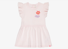 Load image into Gallery viewer, BILLIEBLUSH Girls Sparkly Pink Knitted Dress with Smile Embroidery

