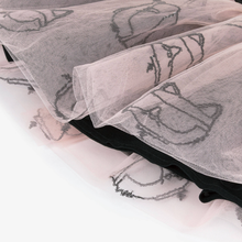 Load image into Gallery viewer, KARL LAGERFELD Girls White Jersey &amp; Pink Tulle Choupette Skirt Set
