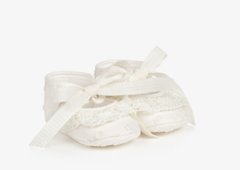 Load image into Gallery viewer, PAZ RODRIGUEZ Baby Girls Ivory Pre-Walker Shoes With Lace Trims
