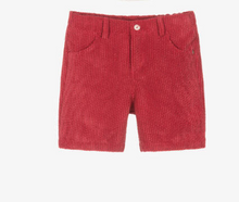 Load image into Gallery viewer, PAZ RODRGUEZ Red Corded Shorts
