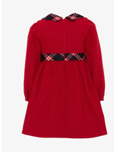 Load image into Gallery viewer, PATACHOU Tartan trim long sleeve dress
