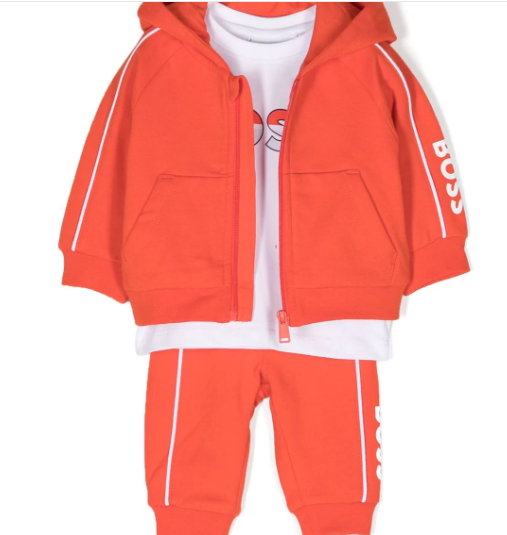 HUGO BOSS logo-print tracksuit set