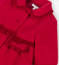 Load image into Gallery viewer, PATACHOU velvet-trim coat
