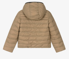 Load image into Gallery viewer, HUGO BOSS Beige &amp; Black Reversible Puffer Jacket
