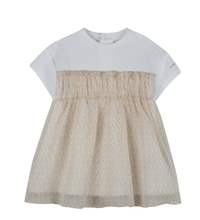 Load image into Gallery viewer, MICHEAL KORS ruffled logo dress
