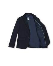 Load image into Gallery viewer, HUGO BOSS peak-lapels single-breasted suit
