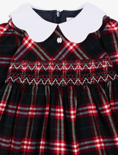 Load image into Gallery viewer, PATACHOU tartan smocked dress
