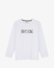 Load image into Gallery viewer, BOSS logo-print long-sleeve T-shirt
