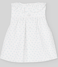 Load image into Gallery viewer, PAZ RODRIGUEZ handcrafted smocked bodice and frilled dress
