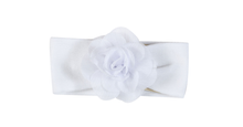Load image into Gallery viewer, STORY LORIS White Hairband With Flower For Baby Girls

