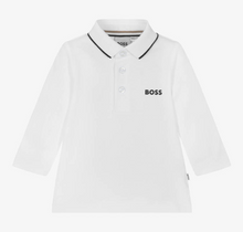 Load image into Gallery viewer, HUGO BOSS Boys White Cotton Polo Shirt
