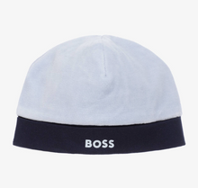 Load image into Gallery viewer, HUG BOSS Baby Boys Blue Velour Hat
