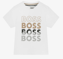 Load image into Gallery viewer, HUGO BOSS Baby Boys White Cotton T-Shirt
