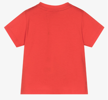 Load image into Gallery viewer, HUGO BOSS Boys Red Cotton T-Shirt
