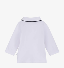 Load image into Gallery viewer, BOSS logo-print long-sleeved polo shirt

