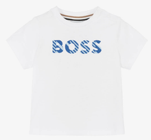 Load image into Gallery viewer, HUGO BOSS Baby Boys White Cotton T-Shirt
