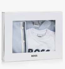 Load image into Gallery viewer, HUGO BOSS Baby Boys Light Blue Tracksuit Set
