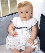 Load image into Gallery viewer, PATACHOU Baby Girls White Cotton Dress
