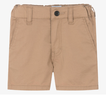 Load image into Gallery viewer, HUGO BOSS Boys Beige Cotton Chino Shorts
