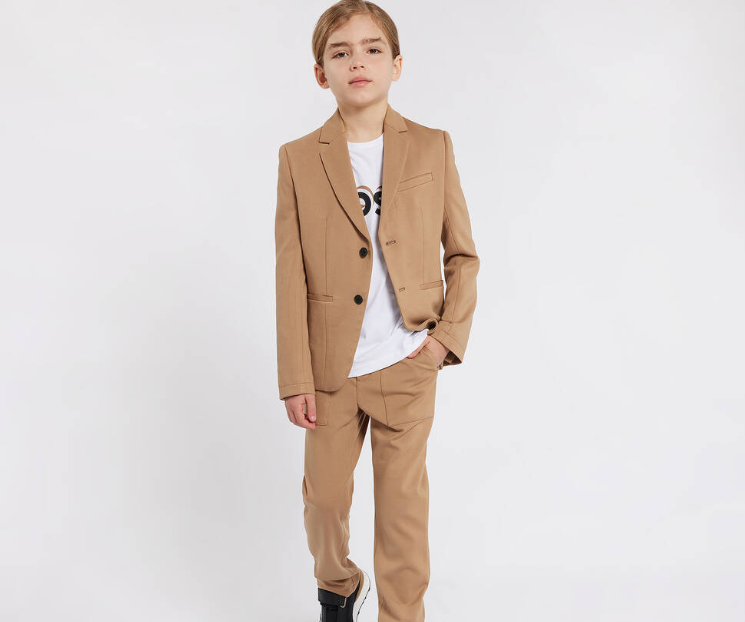 HUGO BOSS Teen Boys Beige Milano Suit