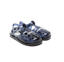 Load image into Gallery viewer, HUGO BOSS logo-embossed jelly sandals
