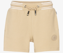 Load image into Gallery viewer, BOSS Boys Beige Cotton Piqué Shorts
