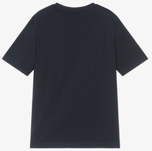 Load image into Gallery viewer, HUGO BOSS Boys Navy Blue Cotton T-Shirt
