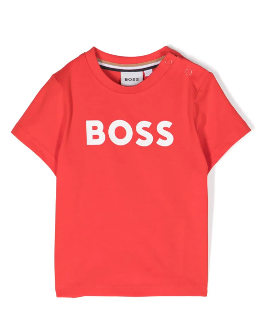 HUGO BOSS logo-print jersey T-shirt