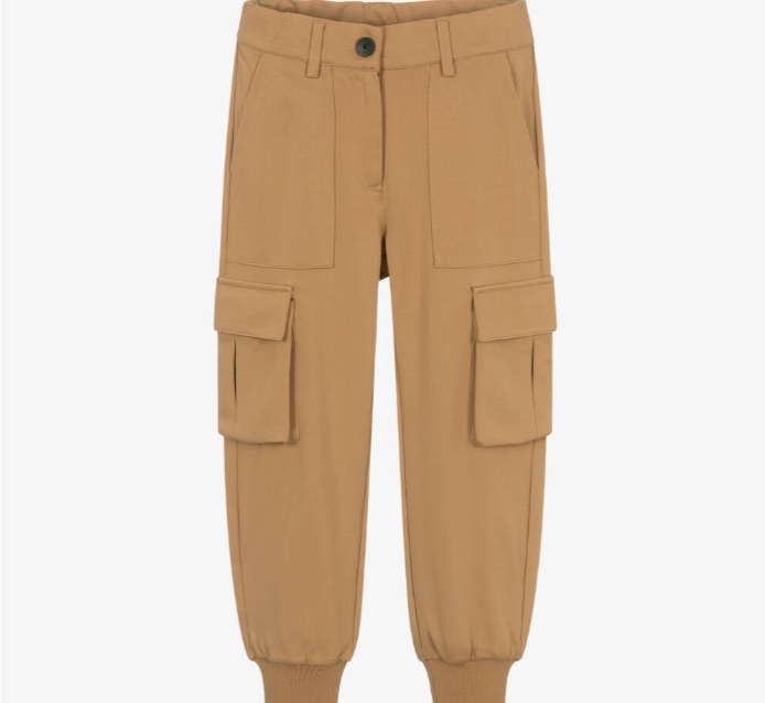 HUGO BOSS Girls Beige Milano Cargo Trousers