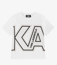 Load image into Gallery viewer, KARL LAGERFELD KIDS Boys White Cotton T-Shirt
