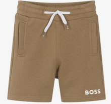 Load image into Gallery viewer, HUGO BOSS Boys Beige Cotton Shorts
