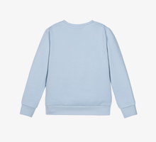 Load image into Gallery viewer, BOSS Boys Blue Crew Neck Cotton Sweatshirt
