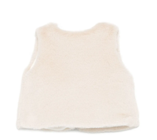 Load image into Gallery viewer, PATACHOU bow-embellished faux-fur vest
