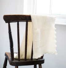 Load image into Gallery viewer, G..H. Hurt and Son Teddy Alphabet Baby Shawl - Cream

