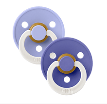 Load image into Gallery viewer, Bibs Colour 2 Pack Latex Hush Glow/ Grape Glow-Size 3
