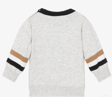 Load image into Gallery viewer, HUGO BOSS Baby Boys Grey Cotton &amp; Wool Sweater
