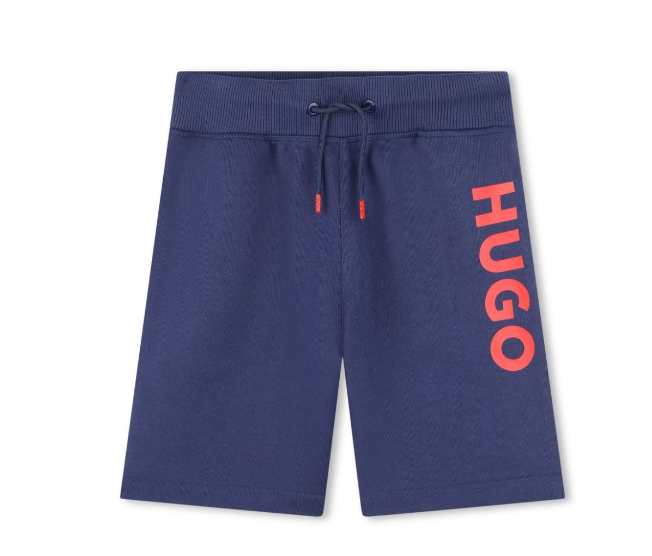 HUGO Logo-print track shorts