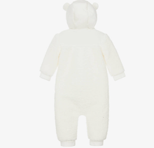 Load image into Gallery viewer, HUGO BOSS White Teddy Fleece Hooded Pramsuit
