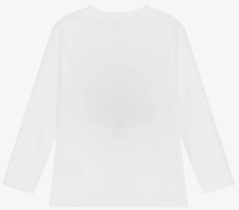 Load image into Gallery viewer, HUGO BOSS Boys White Logo Cotton T-Shirt
