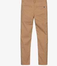 Load image into Gallery viewer, HUGO BOSS Boys Beige Cotton Chino Trousers
