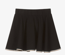 Load image into Gallery viewer, HUGO BOSS Girls Black Milano Jersey Skater Skirt
