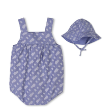 Load image into Gallery viewer, HUGO BOSS jacquard bloomer and hat set
