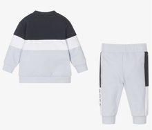 Load image into Gallery viewer, HUGO BOSS Baby Boys Blue Cotton Logo Tracksuit
