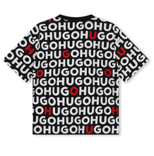 Load image into Gallery viewer, HUGO logo-print cotton T-shirt
