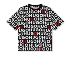 Load image into Gallery viewer, HUGO logo-print cotton T-shirt
