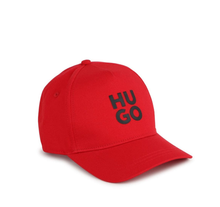 Load image into Gallery viewer, HUGO Logo-print cotton cap
